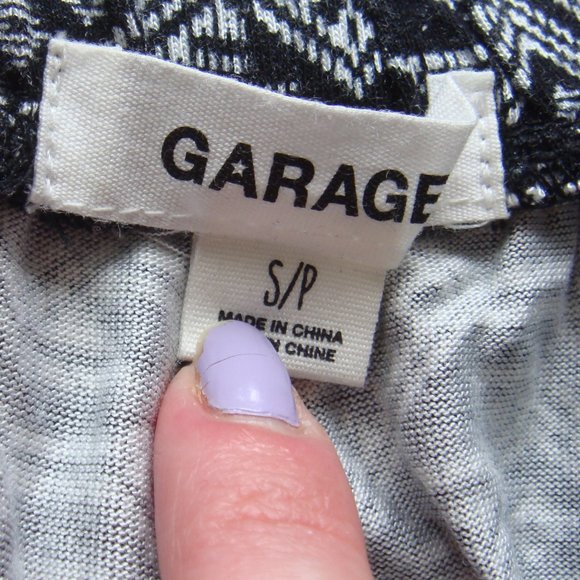 NWOT Garage Patterned Soft Pants | Size S - Picture 4 of 4